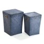 Set di Cestini Versa Azzurro Alghe marine 35 x 50 x 35 cm ROPA (2 Unità) di Versa, Scatole e cassapanche - Rif: S3408200, Pre...