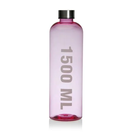 Water bottle Versa Pink 1,5 L Acrylic Steel polystyrene 9 x 29 x 9 cm by Versa, Canteens & Water Bottles - Ref: S3408223, Pri...