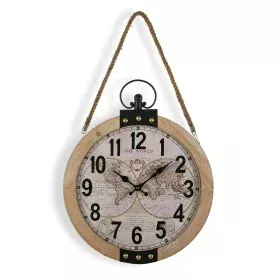 Horloge Murale Versa Mapamundi 40 x 6,5 x 47 cm Bois MDF de Versa, Pendules murales - Réf : S3408857, Prix : 34,85 €, Remise : %