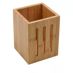 Pot pour ustensiles de cuisine Versa Bambou 10 x 13,5 x 10 cm de Versa, Étagères et supports - Réf : S3409118, Prix : 5,02 €,...