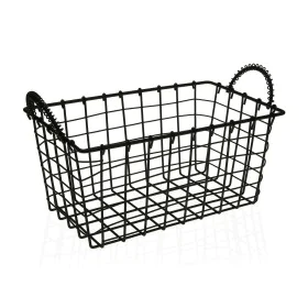 Panier Multi-usages Versa Noir Acier 23 x 14,5 x 37 cm de Versa, Étagères et supports - Réf : S3409319, Prix : 10,65 €, Remis...