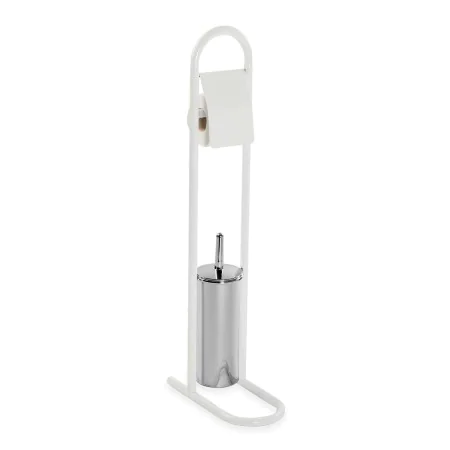 Piaçaba Versa Branco Metal Cromado (28 x 80 x 16 cm) de Versa, Acessórios para sanita - Ref: S3409351, Preço: 25,54 €, Descon...