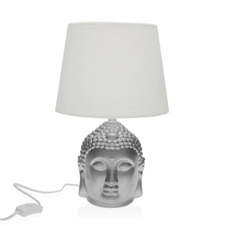 Desk lamp Versa Silver Buddha Porcelain (21 x 33 x 21 cm) by Versa, Bedside and Table Lamps - Ref: S3409372, Price: 23,82 €, ...