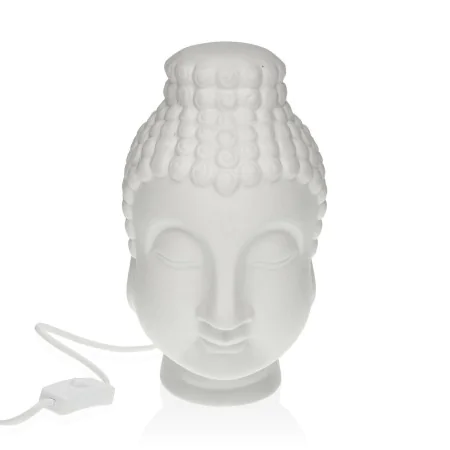 Desk lamp Versa Gautama Buddha Porcelain (15 x 25,5 x 15,5 cm) by Versa, Bedside and Table Lamps - Ref: S3409380, Price: 18,5...