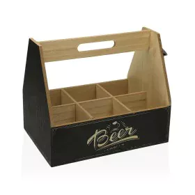 Porte-bouteilles Versa 6 bouteilles 18 x 5 x 18 cm Métal Bois MDF de Versa, Étagères et supports - Réf : S3409398, Prix : 17,...