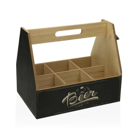 Bottle Stand Versa 6 bottles 18 x 5 x 18 cm Metal MDF Wood by Versa, Shelves and supports - Ref: S3409398, Price: 16,65 €, Di...