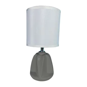 Desk lamp Versa Adam Grey Ceramic Textile (13 x 29 x 10,5 cm) by Versa, Bedside and Table Lamps - Ref: S3409482, Price: 10,51...