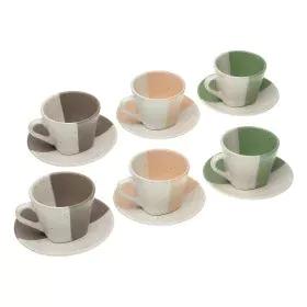 Juego de Tazas con Platos Versa Clara Cerámica 9 x 6,5 x 9 cm de Versa, Tazas - Ref: S3409575, Precio: 18,53 €, Descuento: %