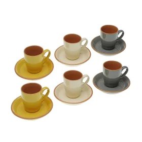 Piece Coffee Cup Set Versa Corin Ceramic (6 Pieces) by Versa, Cups - Ref: S3409578, Price: 15,44 €, Discount: %