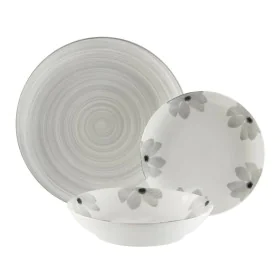 Louça Versa Flores Cinzento 18 Peças Porcelana de Versa, Louças combinadas - Ref: S3409604, Preço: 40,12 €, Desconto: %