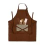 Apron Versa Cubiertos Brown Polyester Cotton Nylon (80 x 70 cm) by Versa, Aprons - Ref: S3409695, Price: 6,45 €, Discount: %