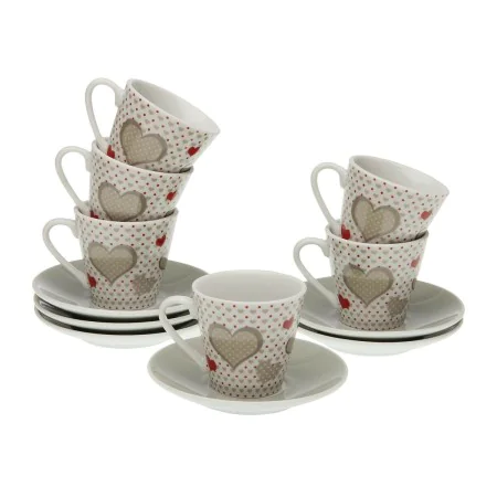 Piece Coffee Cup Set Versa Sweet Porcelain (6 Pieces) by Versa, Cups - Ref: S3409731, Price: 13,89 €, Discount: %