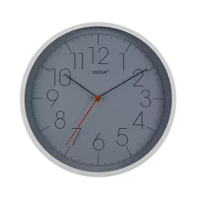 Wall Clock Versa Grey Plastic (4,3 x 30,5 x 30,5 cm) by Versa, Wall Clocks - Ref: S3409739, Price: 13,26 €, Discount: %