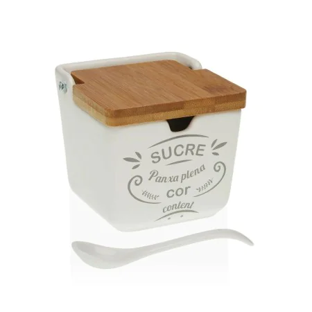 Sugar Bowl Versa Catalan Ceramic (8,8 x 8,5 x 8,8 cm) by Versa, Sugar and milk - Ref: S3409817, Price: 6,52 €, Discount: %