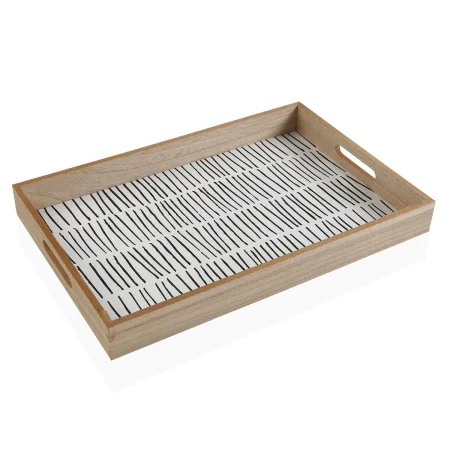 Snack tray Versa New Lines MDF Wood (30 x 5 x 45 cm) by Versa, Plates and dishes - Ref: S3409864, Price: 10,02 €, Discount: %