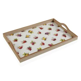 Snack tray Versa Strawberry MDF Wood (30 x 5 x 45 cm) by Versa, Plates and dishes - Ref: S3409868, Price: 10,02 €, Discount: %