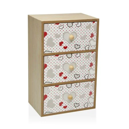 Boîte à bijoux Versa Coeurs (12 x 25 x 16 cm) de Versa, Organiseurs de bijoux - Réf : S3409876, Prix : 16,31 €, Remise : %