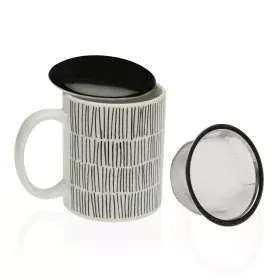 Taza con Filtro para Infusiones Versa New Lines Gres de Versa, Tazas - Ref: S3409898, Precio: 7,85 €, Descuento: %