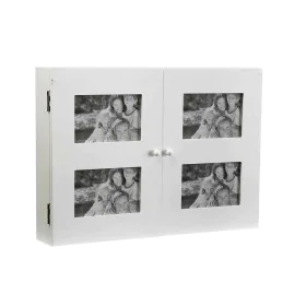 Armário para chaves Versa Wte Branco Madeira 8,5 x 33 x 46 cm de Versa, Armários e prateleiras - Ref: S3409947, Preço: 25,74 ...