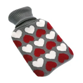 Hot Water Bottle Versa Hearts Rubber by Versa, Hot and cold treatments - Ref: S3410041, Price: 10,31 €, Discount: %