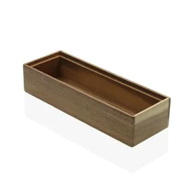 Multi-use Box Versa Bamboo Acacia 7,7 x 5,1 x 22,8 cm by Versa, Storage boxes and chests - Ref: S3410114, Price: 5,98 €, Disc...