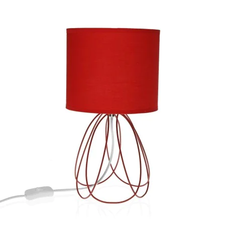 Desk lamp Versa Mila Red 20 x 36 cm Metal by Versa, Bedside and Table Lamps - Ref: S3410146, Price: 18,53 €, Discount: %