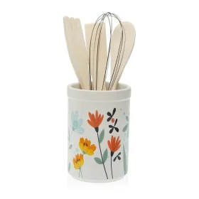 Pot for Kitchen Utensils Versa Selene Ceramic 10 x 15 x 10 cm by Versa, Shelves and supports - Ref: S3410222, Price: 10,02 €,...