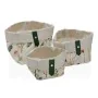 Conjunto de Cestas Versa Sansa Quadrado 14 x 14 x 14 cm Têxtil de Versa, Organizadores de cosméticos - Ref: S3410417, Preço: ...