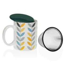 Taza con Filtro para Infusiones Versa Erin Porcelana Gres de Versa, Tazas - Ref: S3410448, Precio: 7,85 €, Descuento: %