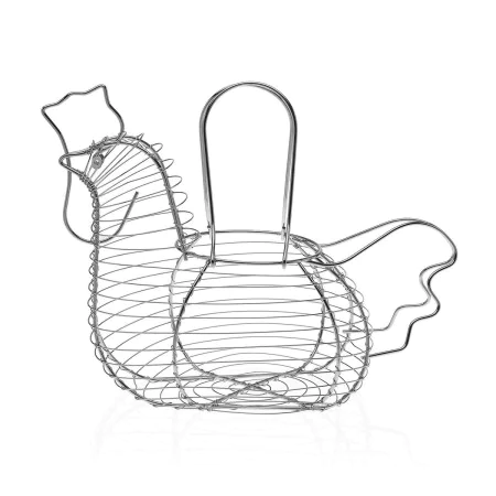 Egg cup Versa Chicken 18 x 25 x 35 cm Steel by Versa, Shelves and supports - Ref: S3410512, Price: 10,25 €, Discount: %