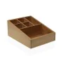 Make-up organizer Versa 16 x 8,8 x 21 cm Steel Bamboo by Versa, Cosmetic Organisers - Ref: S3410859, Price: 6,90 €, Discount: %