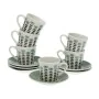 Set of 6 Cups with Plate Versa Erna Porcelain by Versa, Cups - Ref: S3410865, Price: 10,78 €, Discount: %