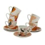 Juego de 6 Tazas con Plato Versa Katrien Porcelana de Versa, Tazas - Ref: S3410867, Precio: 10,78 €, Descuento: %