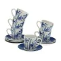 Set of 6 Cups with Plate Versa Marina Porcelain by Versa, Cups - Ref: S3410868, Price: 10,78 €, Discount: %