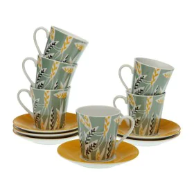 Set of 6 Cups with Plate Versa Elora Porcelain by Versa, Cups - Ref: S3410876, Price: 15,44 €, Discount: %