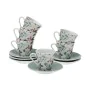 Juego de 6 Tazas de Café Versa Acebo Porcelana de Versa, Tazas - Ref: S3411153, Precio: 13,33 €, Descuento: %