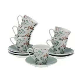 6 Piece Coffee Cup Set Versa Acebo Porcelain by Versa, Cups - Ref: S3411153, Price: 13,33 €, Discount: %