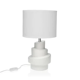 Desk lamp Versa White Ceramic 20 x 35 cm by Versa, Bedside and Table Lamps - Ref: S3411164, Price: 23,46 €, Discount: %