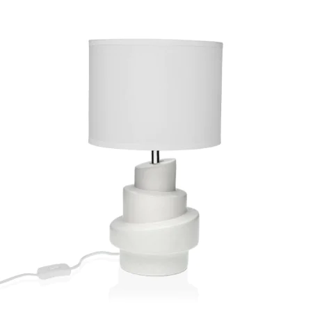 Desk lamp Versa White Ceramic 20 x 35 cm by Versa, Bedside and Table Lamps - Ref: S3411164, Price: 21,11 €, Discount: %