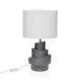 Desk lamp Versa Grey White Ceramic 40 W 20 x 35 cm by Versa, Bedside and Table Lamps - Ref: S3411165, Price: 21,11 €, Discoun...