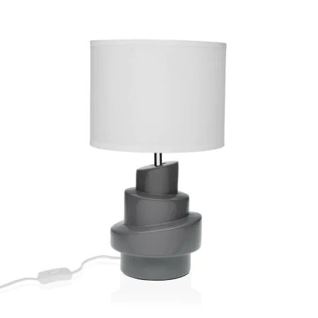 Lampe de bureau Versa Gris Blanc Céramique 40 W 20 x 35 cm de Versa, Lampes de chevet - Réf : S3411165, Prix : 21,11 €, Remis...