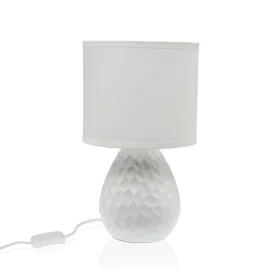 Desk lamp Versa White Ceramic 40 W 15,5 x 27,5 cm by Versa, Bedside and Table Lamps - Ref: S3411166, Price: 13,89 €, Discount: %