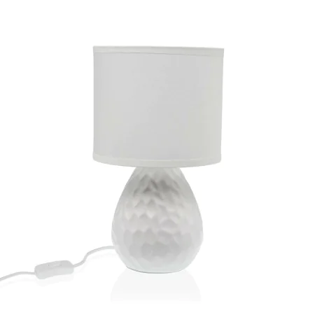 Desk lamp Versa White Ceramic 40 W 15,5 x 27,5 cm by Versa, Bedside and Table Lamps - Ref: S3411166, Price: 13,33 €, Discount: %