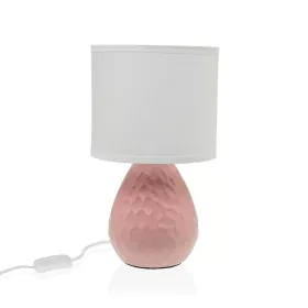 Desk lamp Versa Pink White Ceramic 40 W 15,5 x 27,5 cm by Versa, Bedside and Table Lamps - Ref: S3411169, Price: 11,83 €, Dis...