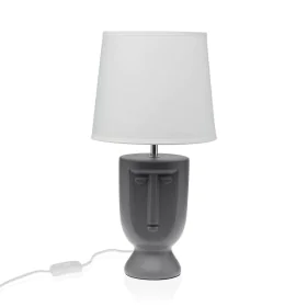 Desk lamp Versa Grey Ceramic 60 W 22 x 42,8 cm by Versa, Bedside and Table Lamps - Ref: S3411176, Price: 24,21 €, Discount: %