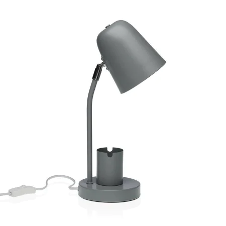 Lampada da scrivania Versa Grigio Metallo 18 x 40 x 14 cm di Versa, Lampade da lavoro - Rif: S3411184, Prezzo: 24,53 €, Scont...