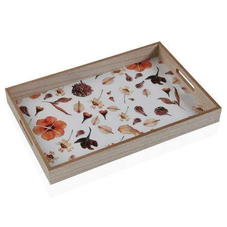 Tray Versa Flowers MDF Wood 30 x 5 x 45 cm by Versa, Plates and dishes - Ref: S3411280, Price: 10,02 €, Discount: %