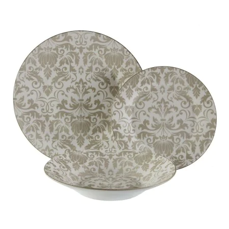 Assietes Versa Damasco 18 Pièces Porcelaine de Versa, Services complets - Réf : S3411355, Prix : 37,45 €, Remise : %