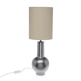 Desk lamp Versa Silver Ceramic 20 x 57 x 20 cm by Versa, Bedside and Table Lamps - Ref: S3411381, Price: 37,89 €, Discount: %