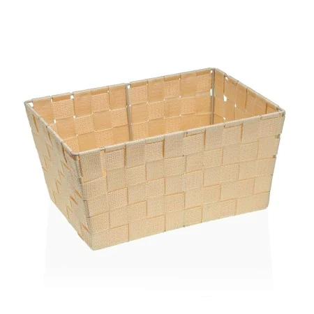 Cestino Versa Beige Tessile 20 x 15 x 30 cm di Versa, Organizer per cosmetici - Rif: S3411413, Prezzo: 6,17 €, Sconto: %